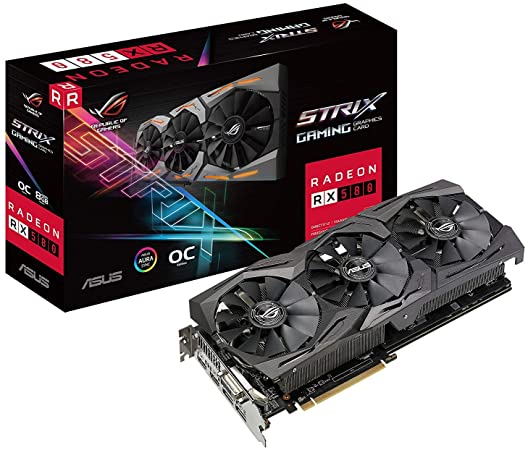 GPU AMD RX 580 8GB ASUS ROG STRIX